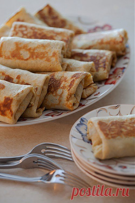 InVkus: Блины с капустой, луком и яйцом