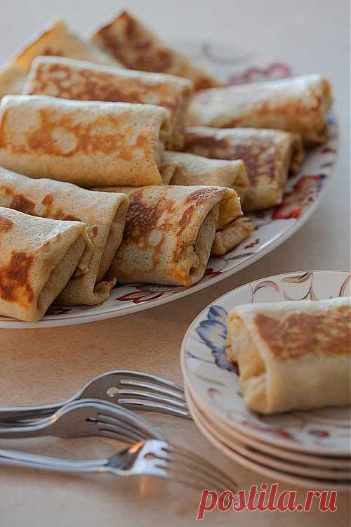 InVkus: Блины с капустой, луком и яйцом