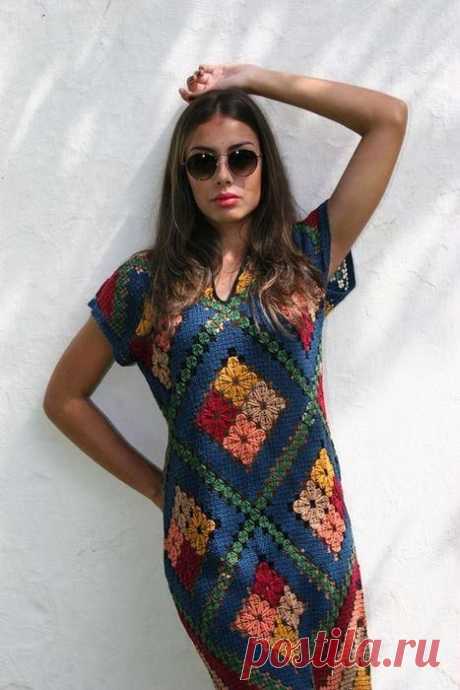 Vestidos Curtos de Crochê -Inspiração – Meu Mundo de Crochê
