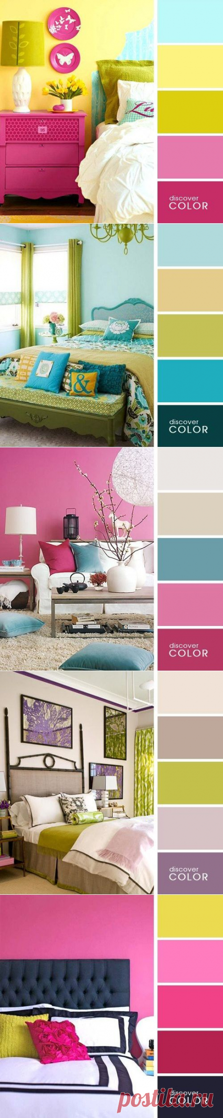 20 идеальных сочетаний цветов для дизайна интерьера / Все для женщины