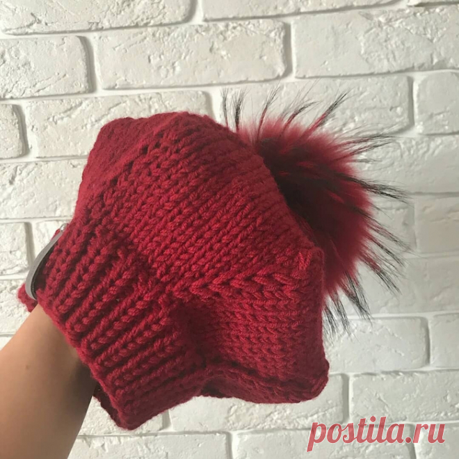 Мастер-класс по вязанию идеального берета от grenka87knit