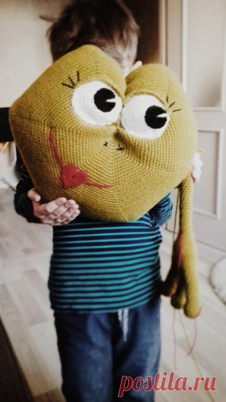 Подушка Лягушка