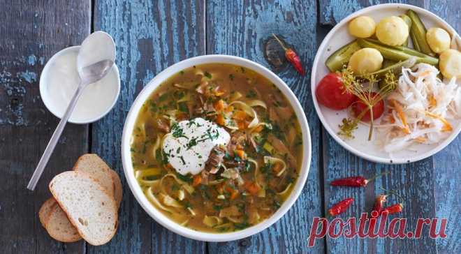 Грибной суп-лапша — Фактор Вкуса
