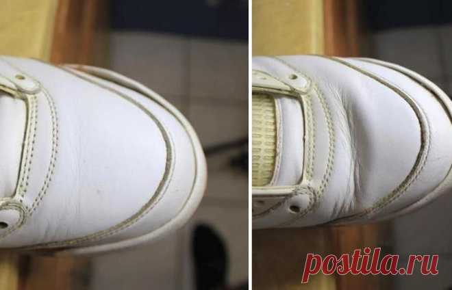 Как избавиться от кожаных заломов на обуви при помощи обычной тряпки