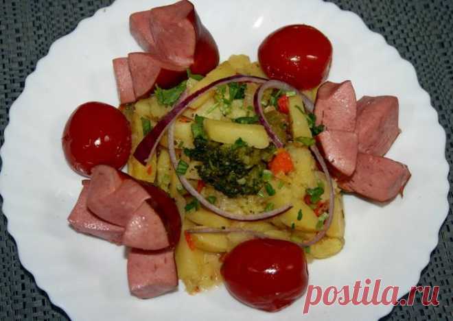 Овощи по-деревенски и сардельки - пошаговый рецепт с фото. Автор рецепта Яна Мультиварка 🌳 ✈️ . - Cookpad