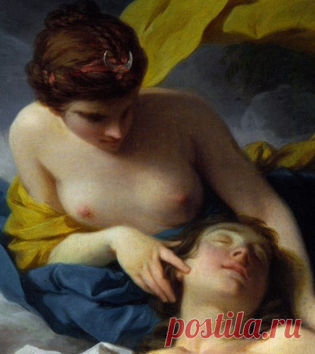 Pierre Subleyras - Diana and Endymion (detail)