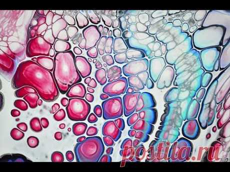 Химический и физический процесс в Акриловой Заливке/ Полезное видео по Fluid Art.