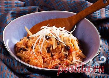 Курица с рисом и фасолью - пошаговый кулинарный рецепт на Повар.ру