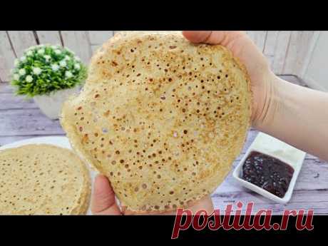 ПП БЛИНЫ на кефире, которые получаются всегда! Тонкие, мягкие, с дырочками