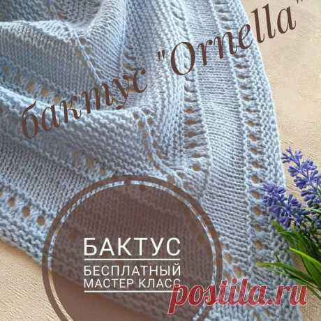 Бактус нежно голубого цвета Длина моего бактуса получилась 1,5 м, но вы можете вязать до желаемой длины.Моя пряжа: 95% меринос, 5% леакрил, 100гр./400мУ меня ушло 2 мотка.Описание:Набрать на спицы 3 петли. Следующие 6 рядов вяжем платочной вязкой (т.е. и с лицевой, и с изнаночной стороны только лицевые петли). При...