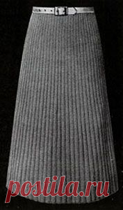 Узкая Ребристая Юбка