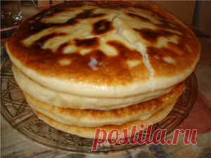 Ленивые хачапури с сыром на сковороде