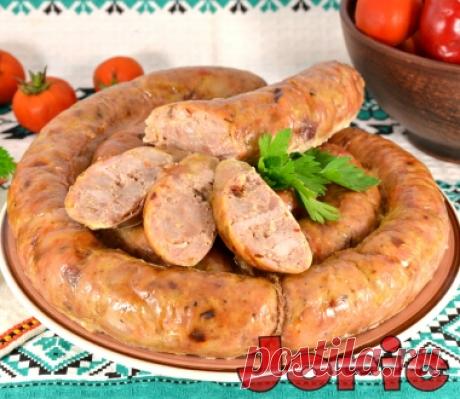 Мясная колбаса с паприкой и овсянкой рецепт с фото