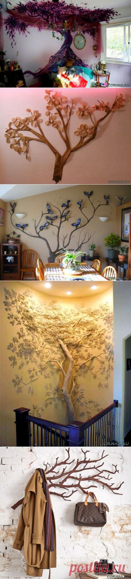 Дерево на стене |