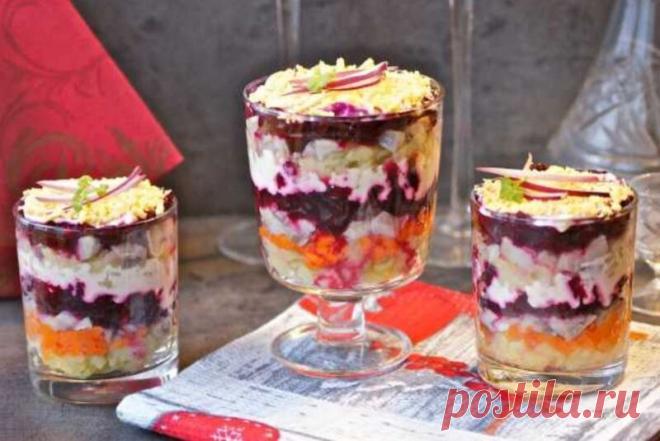 Селедка Под Шубой Порционно Селедка под шубой порционно - предлагаю очень интересный, красивый и праздничный вариант подачи салата шубы!