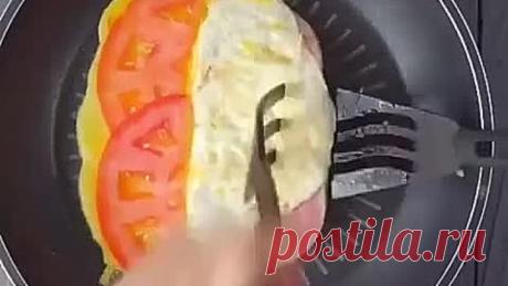 Яичница слоями