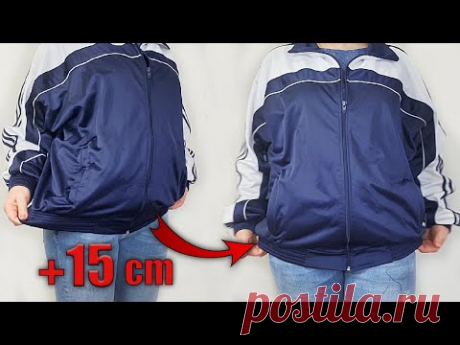 ✅Резинка на спортивной куртке очень тугая, как ее очень легко увеличить