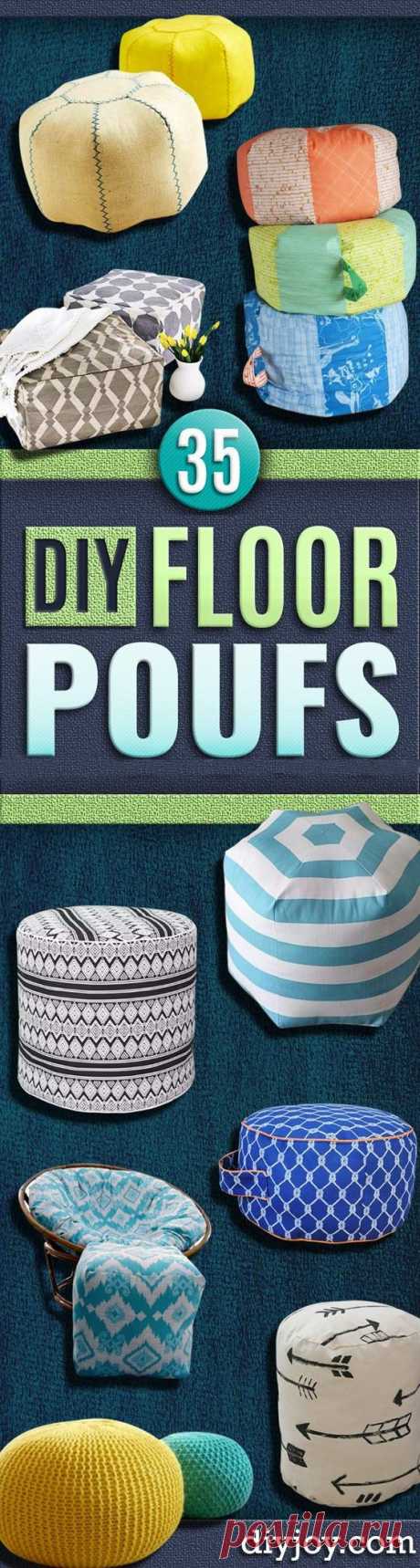 32 Fabulous DIY Poufs Your Living Room Needs Right Now