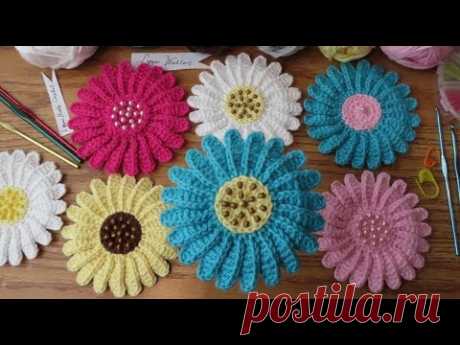Crochet an Easy Daisy Flower with Beads