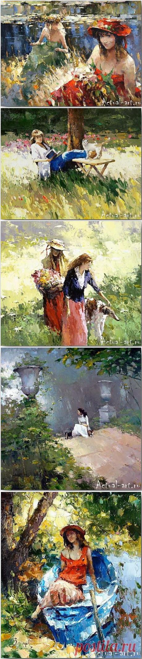 Алексей Зайцев и его слово в мастихине | Actual-art.ru