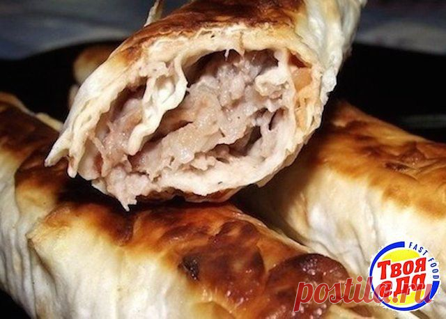 Хрустящие мясные трубочки на завтрак.