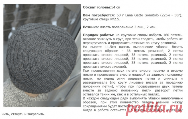 Вяжем вместе с леночкой мужская шапка. Вяжем мужские шапки разных моделей и дизайнов