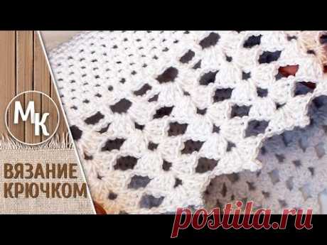 Проста облямівка для спідниці гачком, в'язати легко, для початківців - YouTube