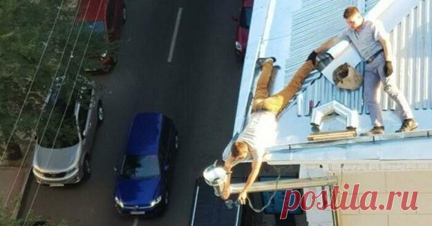 Непростая это работа быть мужчиной(13 фото + 6 гиф) . Тут забавно !!!