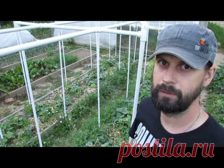 DIY - разборные шпалеры для огурцов.