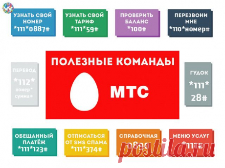Полезные команды.... Мегафон, МТС, Теле 2, Билайн