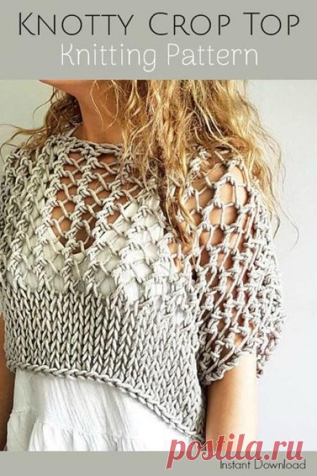 13 стильных вязаных топов | Записки вязальщицы | Яндекс Дзен