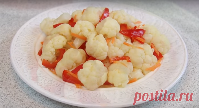 Маринованная цветная капуста быстрого приготовления: рецепт