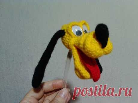 Веселый пес Плуто! ч.2. Cheerful dog Pluto! р. 2.   Amigurumi. Crochet.  Игрушки крючком.