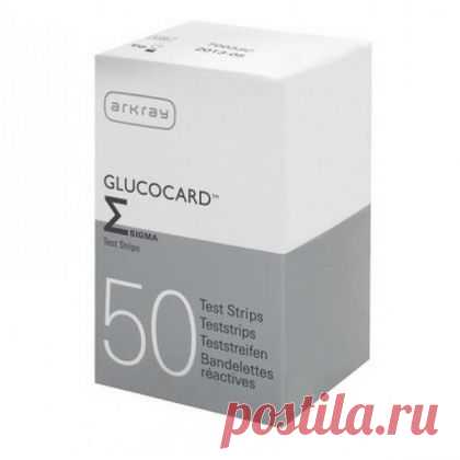 Тест полоски Глюкокард Сигма №50