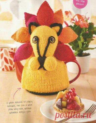 Вязаная грелка на чайник «Царь зверей»: Дневник группы «ВЯЖЕМ ПО ОПИСАНИЮ»: Группы - женская социальная сеть myJulia.ru