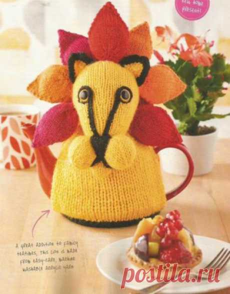 Вязаная грелка на чайник «Царь зверей»: Дневник группы «ВЯЖЕМ ПО ОПИСАНИЮ»: Группы - женская социальная сеть myJulia.ru