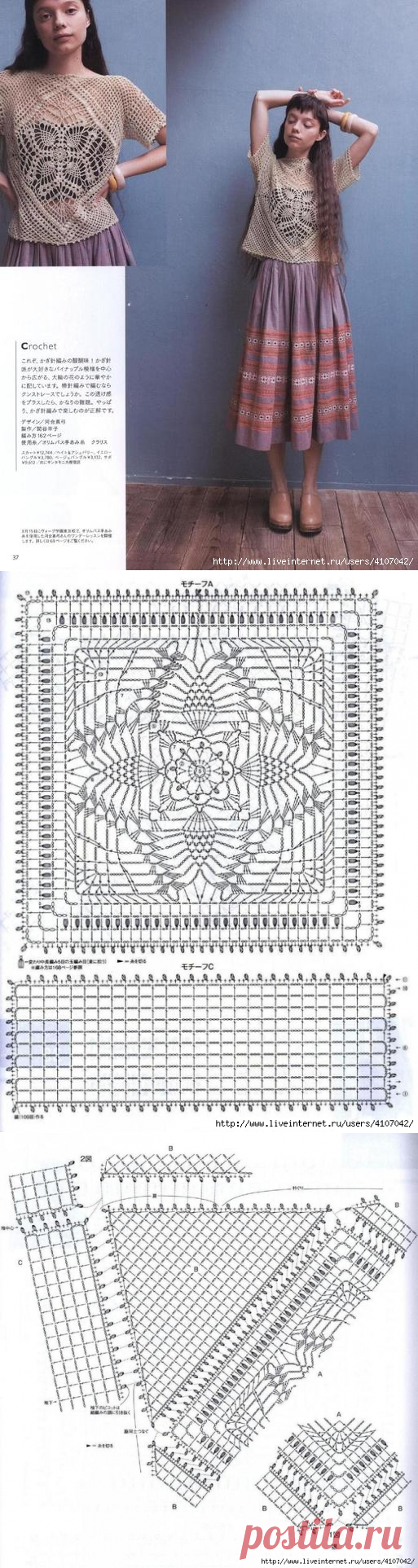 ЛЕТНИЙ АЖУРНЫЙ ДЖЕМПЕР - МЕДУЗА