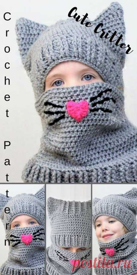 45 Trendy crochet hat animal cowl patterns