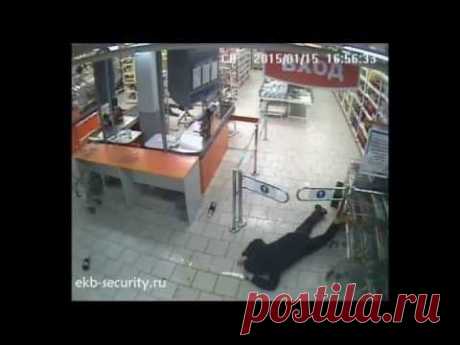 Кража года 2015 www.ekb-security.ru - YouTube