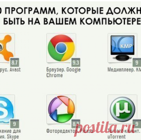 Эти программы должны быть на Вашем компьютере. Это полезно знать! - МирТесен