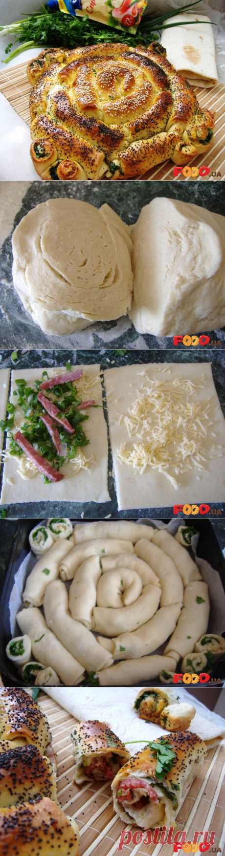 Порционный пирог.