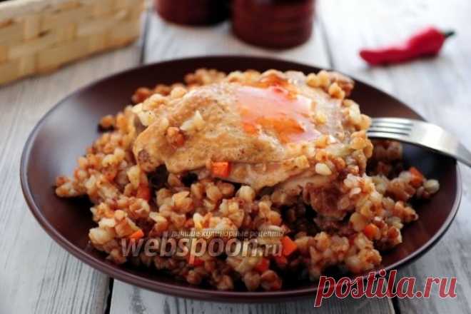 Курица с гречкой в мультиварке.