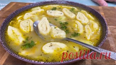 Такой СУПЧИК варю 3 РАЗА В НЕДЕЛЮ! Все в ВОСТОРГЕ и просят СНОВА и СНОВА Суп с ЧЕСНОЧНЫМИ ГАЛУШКАМИ