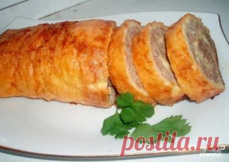 Рулет из фарша - пошаговый кулинарный рецепт на Повар.ру