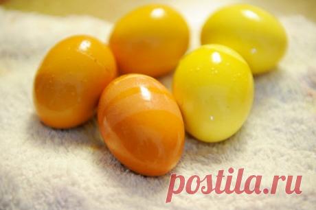 Как покрасить яйца куркумой на Пасху в домашних условиях | Народные знания от Кравченко Анатолия