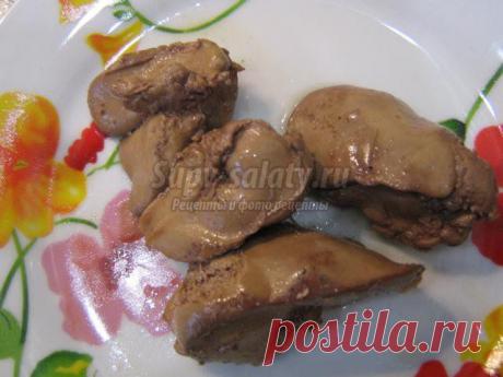 Салат с куриной печенью. Рецепт с фото