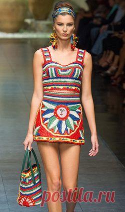 Вязание самое интересное
Dolce&Gabbana весна-лето 2013: рассказы о солнечной Сицилии