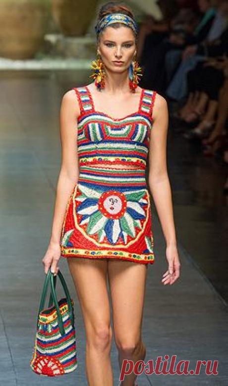 Вязание самое интересное
Dolce&amp;Gabbana весна-лето 2013: рассказы о солнечной Сицилии
