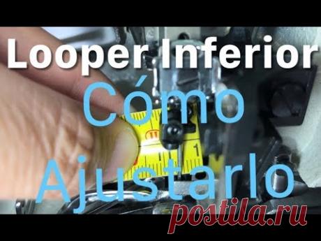 Cómo Ajustar looper inferior Fileteadora | Overlock 757F | Profe Suescún | 4K