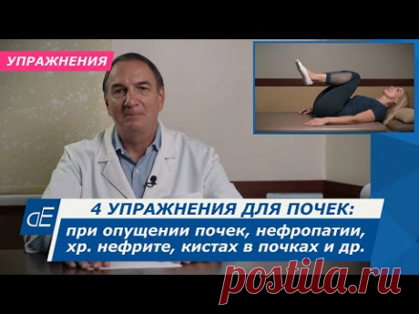 4 упражнения для почек: при опущении почки / нефроптозе, пиелонефрите/нефрите, кистах в почках и др.